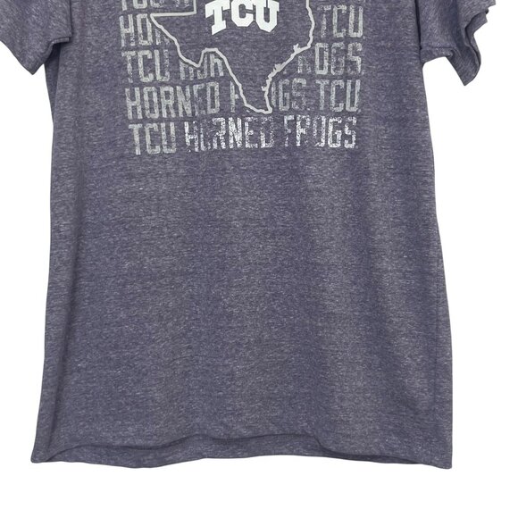 TCU Horned Frogs Tshirt Womens Large Purple New Pro Edge Fanwear - Picture 4 of 8